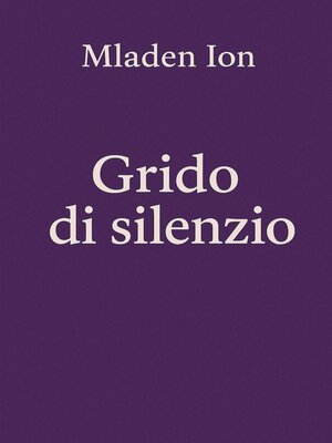 cover image of Cri de silence